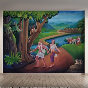 วอลเปเปอร์สั่งผลิตลายพระเวสสันดรชาดก P-THD-28