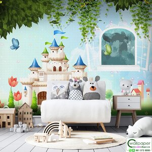 วอลเปเปอร์ห้องเด็กสั่งผลิต No.KID-63