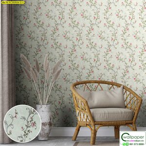 วอลเปเปอร์ลายดอกไม้วินเทจ No.RC350504