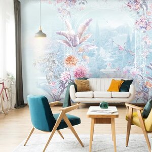 วอลเปเปอร์สั่งพิมพ์ลายดอกไม้ PM-007