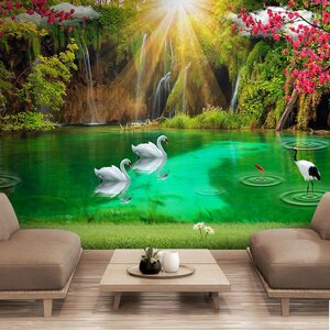 วอลเปเปอร์สั่งผลิตภาพวิวน้ำตก WAT-A-8