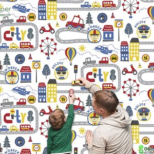 วอลเปเปอร์การ์ตูนห้องเด็ก No.58122.