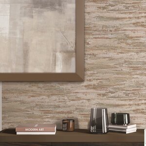 วอลเปเปอร์เกาหลีลายหิน สีเทาน้ำตาลปนสีฟ้า NO.TE2405-5