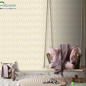 วอลเปเปอร์ติดผนังลายใบไม้