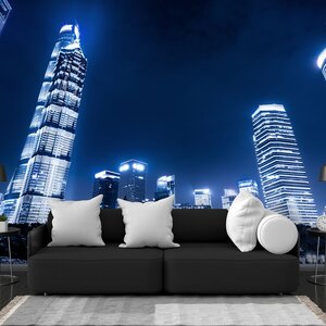 วอลเปเปอร์สั่งพิมพ์ภาพวิวเมือง ตึกสูง CIT-75