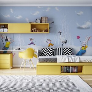 วอลเปเปอร์ห้องเด็กสั่งผลิต No.KID-27