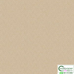 วอลเปเปอร์ลายซิกแซก สีน้ำตาลทอง No.70508-4