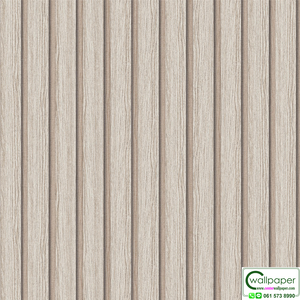 วอลเปเปอร์ลายไม้ระแนงสีน้ำตาลครีม