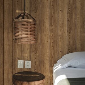 วอลเปเปอร์หน้ากว้าง 1 เมตร ลายไม้สีน้ำตาล