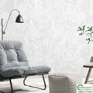 วอลเปเปอร์ลายหินอ่อนสีขาวเทา