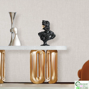 วอลเปเปอร์สีน้ำตาลเบจ มีกลิตเตอร์สีเงิน No.DCG2508-2