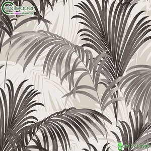 วอลเปเปอร์ลายใบไม้ทรอปิคอล