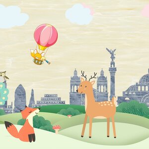 วอลเปเปอร์ห้องเด็กสั่งผลิต No.KID-77