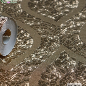 wallpaper ลายไทย ลายพุ่มข้าวบิณฑ์ สีทอง