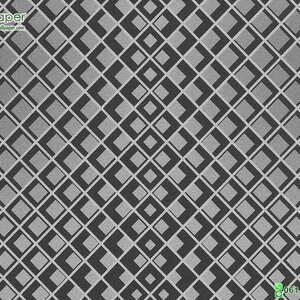 วอลเปเปอร์ติดผนังโมเดิร์นกราฟฟิค ลายตาข่ายสีดำเทา