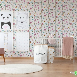 วอลเปเปอร์ติดผนังห้องเด็ก ลายนกฮูง