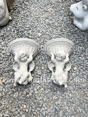 กามเทพแบกกระถางติดผนัง ซ้าย-ขวา