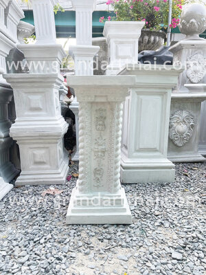 แท่นเหลี่ยมขอบเกลียว เตี้ย