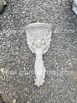 นางฟ้าแบกกระถางติดผนัง