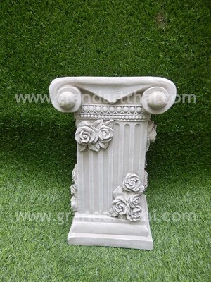 แท่นเหลี่ยมร่องกุหลาบหัวหงอน เตี้ย