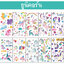 🌈แทททูเรืองแสง Tattoo Sticker 11x7.5ซม แผ่นละ 5 บาท คละสุ่มลาย✔️พร้อมส่ง Ohwowshop สติกเกอร์แทททู sticker tattoo สวยงาม