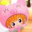 ปากกาลูกลื่นพัดลายหน้าเด็ก [สีน้ำเงิน] ด้ามละ 3 บาท Ohwowshop