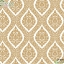 wallpaper ลายไทยห้องพระ ลายพุ่มข้าวบิณฑ์สีขาว