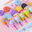 🎀 ยางลบ CANDY SET 🍭 1 กล่อง 4 ชิ้น🍩🍦ลายขนมหวานน่ารัก สีพาสเทลสดใส ของขวัญสุดคิ้วท์