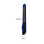 มีดคัตเตอร์หลากสี-เล็ก ขนาด 2X12.7 เลือกสี