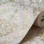 wallpaper ลายไทย ลายพุ่มข้าวบิณฑ์ สีขาว-ทอง