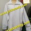 เสื้อแจ็คเก็ตผ้าไมโครสีขาว