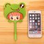 ปากกาลูกลื่นพัดลายหน้าเด็ก [สีน้ำเงิน] ด้ามละ 3 บาท Ohwowshop