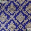 wallpaper ลายไทยห้องพระ ลายบัวแก้วสีน้ำเงิน