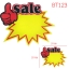 ป้ายราคานิ้วโป้ง SALE [แพ็ค 10 ชิ้น] แพ็คละ 19 บาท Ohwowshop