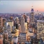 ภาพวิวสำเร็จรูป ภาพตึกสูง New York City USA.
