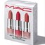 M.A.C Hail To Chic! Lipstick Trio Set 3 Colors
