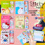 🌈กระดาษโน๊ตกาวในตัว Sticky Note⭐โพสอิทเล่มพับ 100 แผ่น การ์ตูนดัง📌สินค้าพร้อมส่งในไทย post it โพสอิท กระดาษกาว