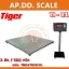 เครื่องชั่งตั้งพื้นขนาดใหญ่3ตันครื่องชั่งดิจิตอล3000kg ความละเอียด0.5kgTP-1515-3000 ยี่ห้อTigerรุ่น TP–01 (ผ่านตรวจ สอบถามเพิ่มเติม)
