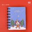 🌈สมุดสันห่วง🌈🎄10.5x8.5 cm 80 หน้า📌เลือกลาย เล่มละ 10 บาท✔️พร้อมส่ง Ohwowshop เครื่องเขียน กระดาษ christmas