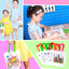 กระเป๋าผ้าระบายสี 22x24.5 ซม. [สุ่มลาย] มีสีระบายในแพ็คเกจ ชิ้นละ 13 บาท Ohwowshop