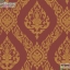 wallpaper ลายไทยห้องพระ ลายเทพพนมสีแดงอ่อน
