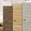 HDF DOOR รุ่น LOMINA ลายไม้เรียบหน้ากว้างเล็ก สี MAROON OAK