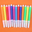 🌈สีเมจิก Mini Markers🌈หลากสี🔥สินค้าเลือกสี ราคา 1 บาท/แท่ง✔️พร้อมส่ง Ohwowshop Color สี เครื่องเขียน